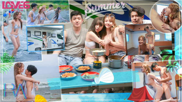 RAS218 皇家华人 国庆连假欲望之旅 欲火 海滩 露营车 乐奈子