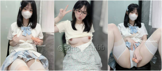 清纯学姐女神『汌汌』福利私拍，即清纯又风骚 粉粉嫩嫩的肌肤 水嫩一线天白虎嫩B 活力四射！