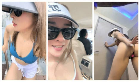 泰国买春指南【翘臂木子】出国旅游，特意到牛郎圈找牛郎，开房啪啪，小骚货得到了前所未有的满足